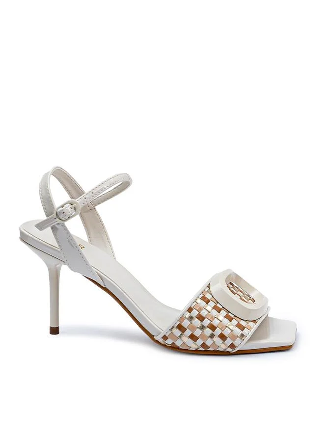 FYOR Metallic High Heel Mule Sandal BWR 073